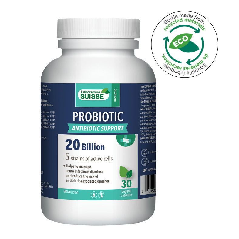 Probiotic Antibiotic Support - Laboratoire suisse