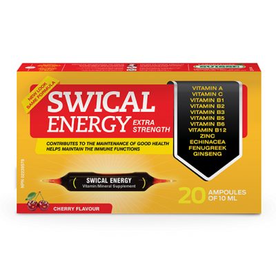 SWICAL ENERGY XF 20 ampoules of 10mL