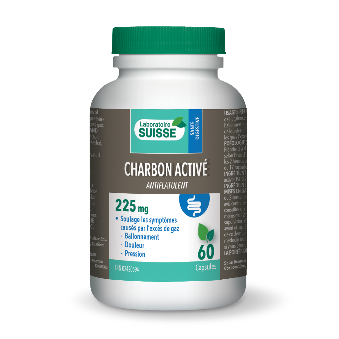 Charbon Activé USP 225 mg – La Moisson